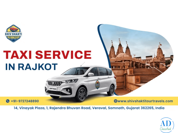Taxi Service in Rajkot @Rs. 10/km