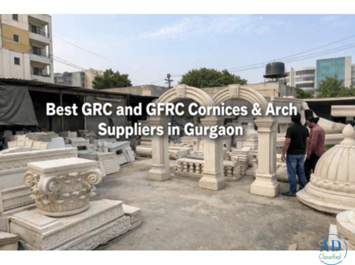 Best GRC and GFRC cornices & arch suppliers in Gurgaon
