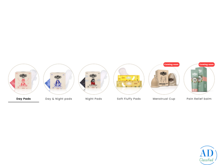 Time Pads Online Deliver in Home Natural Sanitary Products