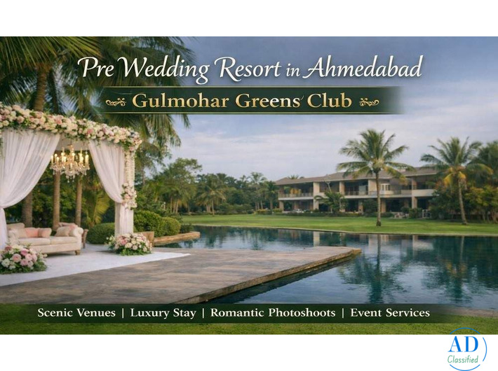 Pre Wedding Resort in Ahmedabad: Gulmohar Greens Club