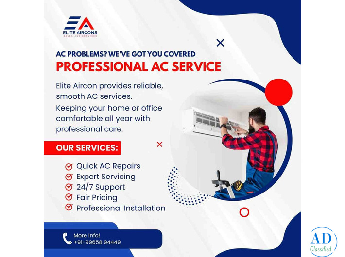 Professional AC Service in Trichy | Fast & Reliable Cooling Support