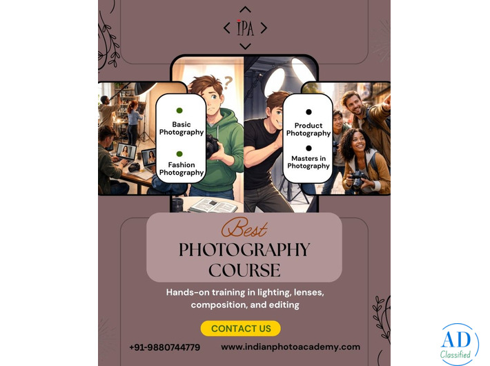 Best photography course in Bangalore