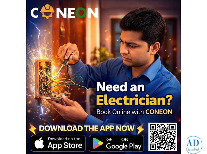 Instant Electrician Service Near Me – Expert Electrician in Gurgaon by CONEON