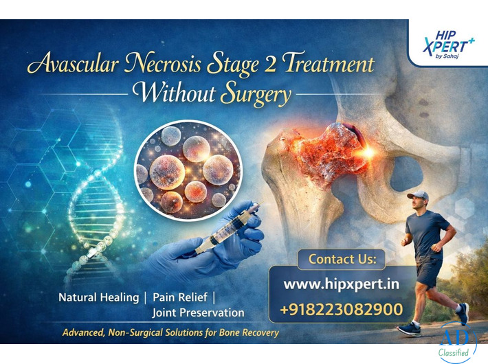 Avascular Necrosis Stage 2 Treatment Without Surgery – Sahaj Hospital
