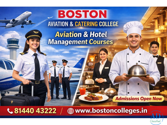 Boston Aviation & Catering College – Top Aviation & Hotel Institute, Madurai
