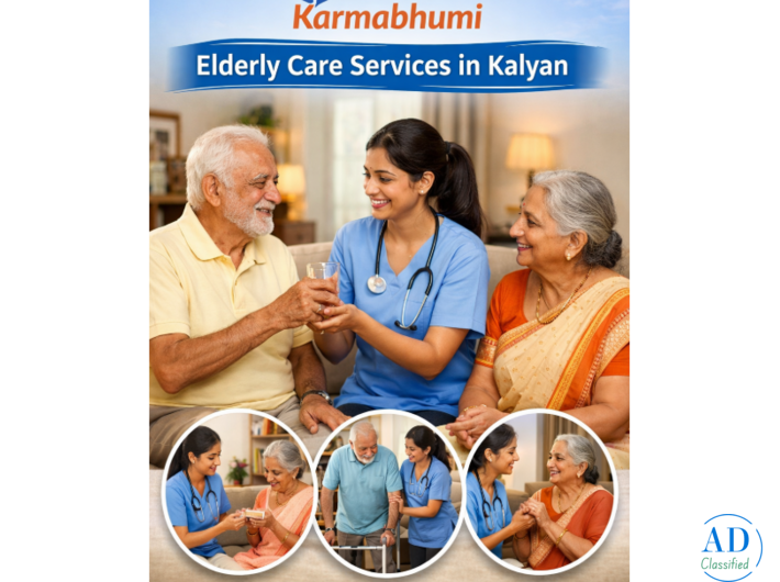 Trusted 24X7 Home Elderly Care Services in Kalyan by Karmabhumi Agency
