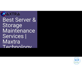 Reliable Server Maintenance Service Provider for Businesses – Maxtra Technology