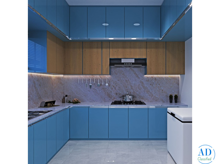 Luxury Modular Kitchen in Gurgaon | Premium Finishes & Storage