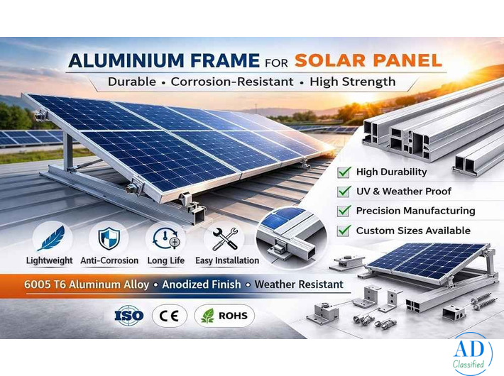 High-Strength Aluminium Frame for Solar Panel Systems