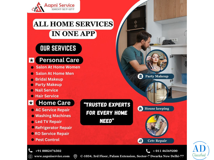 AC Installation(Window ) With Skirting Material