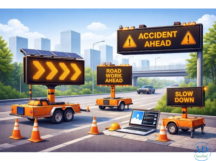 Smart VMS Board Supplier in India | Outdoor & Portable Variable Message Signs