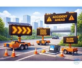 Smart VMS Board Supplier in India | Outdoor & Portable Variable Message Signs