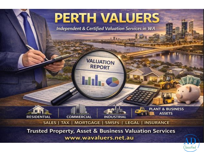 Perth Valuers – Independent & Certified Valuation Services in WA