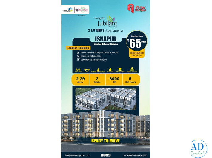 Apartments / Flats For Sale In Isnapur,