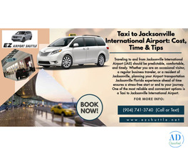 Taxi to Jacksonville International Airport: Cost, Time & Tips