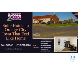 Suite Hotels in Orange City Iowa That Feel Like Home