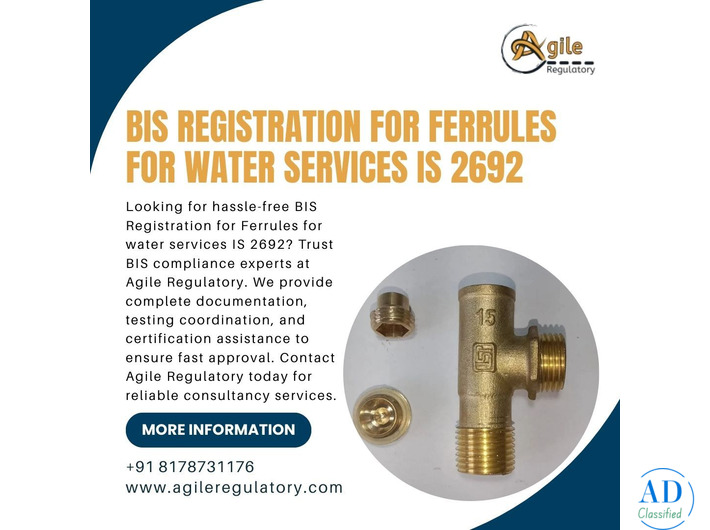 Complete BIS Registration Support for Ferrules IS 2692