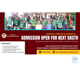 NDA Schooling Program in Chandigarh