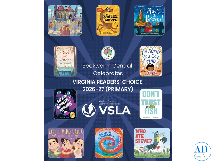 Bookworm Central Virginia Readers’ Choice