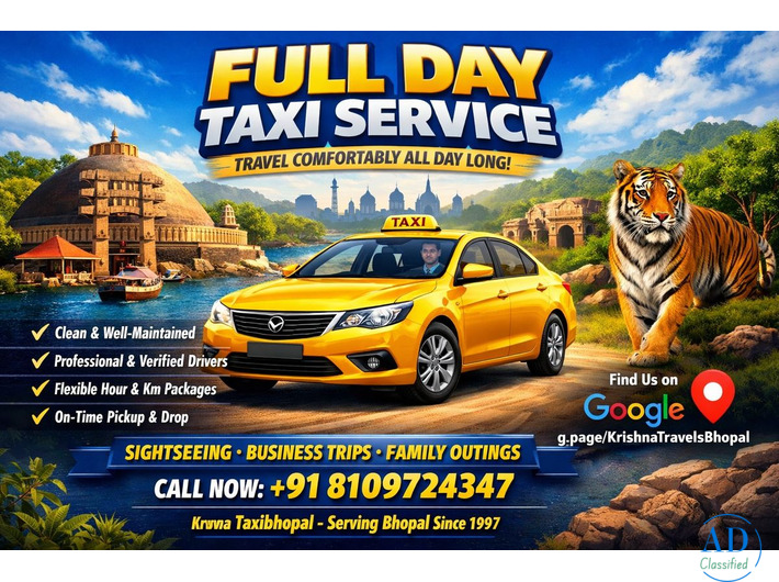 Best Taxi Service in Bhopal | Krishna Travels