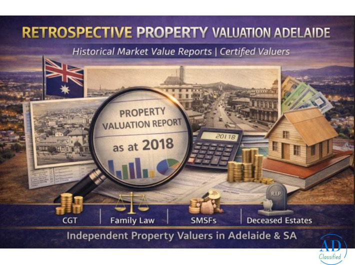 Retrospective Property Valuation Adelaide | Certified Valuers