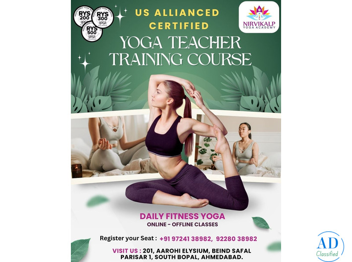 Nirvikalp Yoga Academy | US Allianced Certified Yoga Teacher Training  in Ahmedabad