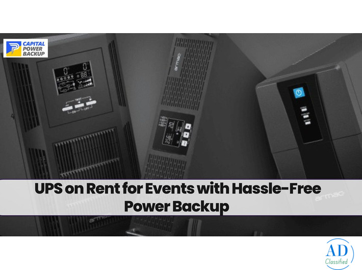 UPS on Rent for Event Near Me | Fast & Reliable Power Backup