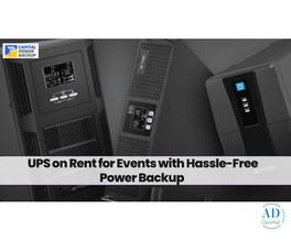 UPS on Rent for Event Near Me | Fast & Reliable Power Backup