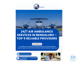 24/7 Air Ambulance in Bengaluru – Top 5 Reliable Providers