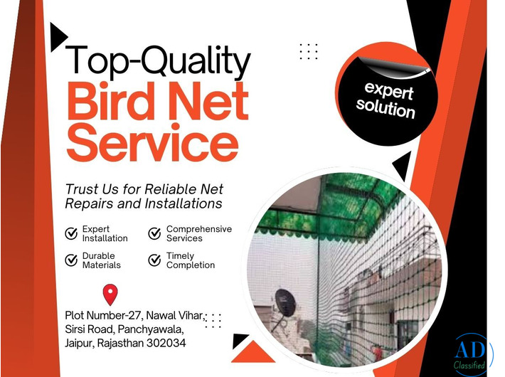 Affordable Bird Net Service Jaipur Installation