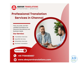 Reliable & Affordable Professional Translation Services in Chennai | Abayam Translations
