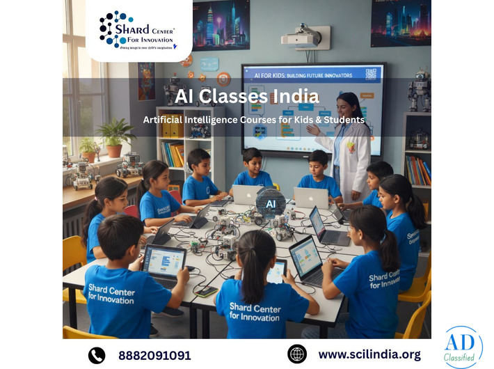 AI Classes India – Artificial Intelligence Courses for Kids & Students