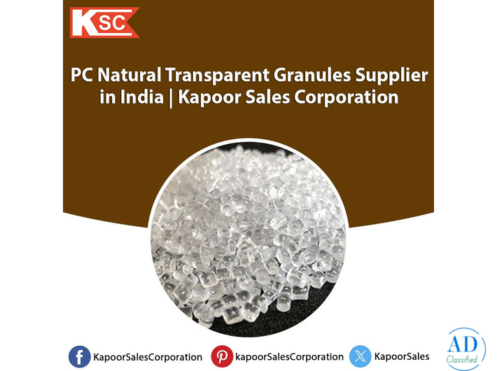 PC Natural Transparent Granules Supplier in India | Kapoor Sales Corporation