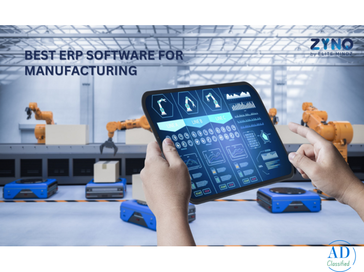 Cloud-Based ERP for Manufacturing Industry | ZYNO by Elitemindz