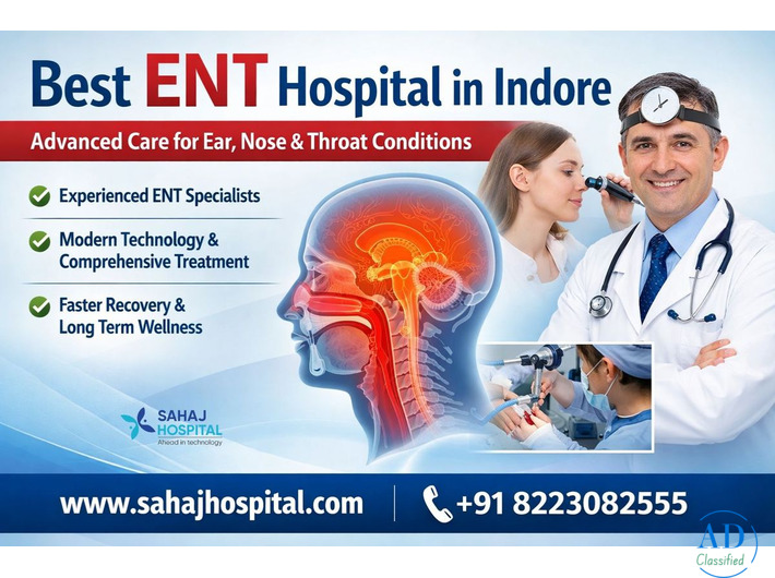 Best ENT Hospital in Indore – Sahaj Hospital
