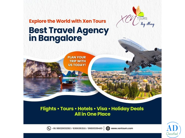 Travel Agency in Bangalore | Xen Tours.