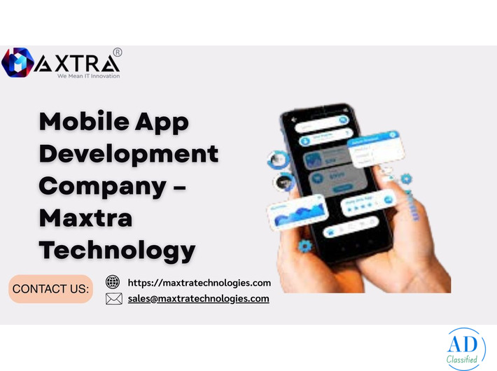 Top Mobile App Development Company for Android & iOS – Maxtra Technology