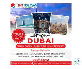 Book 4 Nights 5 Days Dubai Tour Package - DHT Holidays