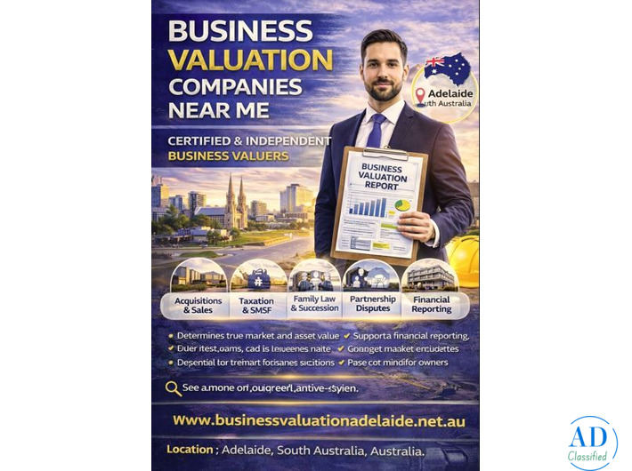 Business Valuation Companies Near Me | Adelaide Valuation Experts