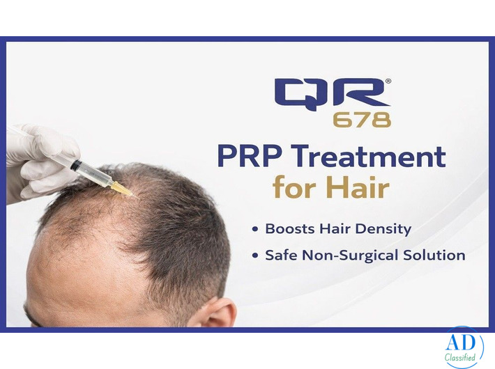 QR678 PRP Treatment for Hair – Safe Advanced Scalp Care