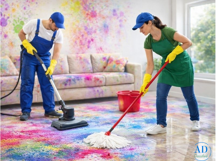 Holi Home Cleaning Services in Gurgaon for festival