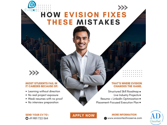 How Evision Technoserve Transforms Students into Job-Ready IT Professionals