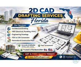 Professional 2D CAD Drafting Services in Florida | Edifice