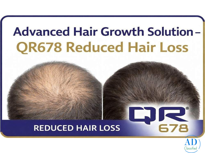 Advanced Hair Growth Solution – QR678 Reduced Hair Loss