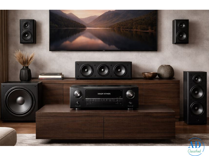 Home Theatre AV Receivers & Amplifiers in India | Dolby Atmos Systems