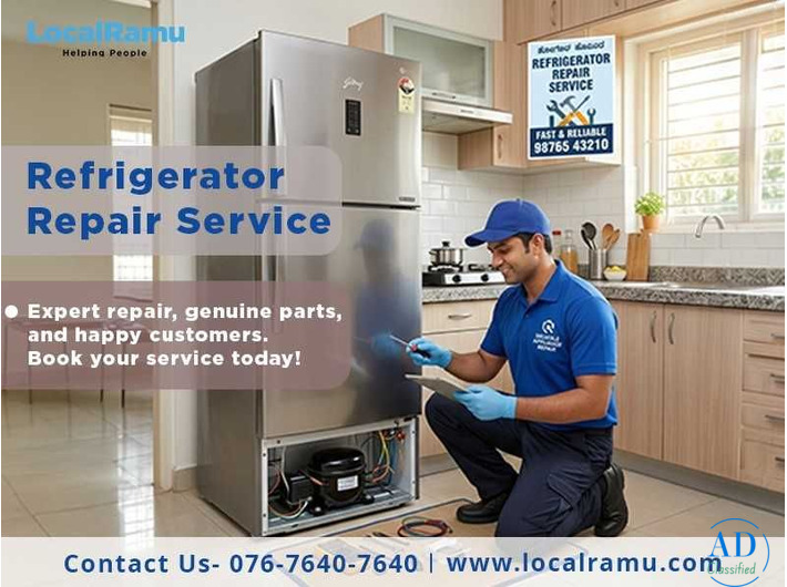 Professional Refrigerator Service by LocalRamu with Skilled Technicians in Pune
