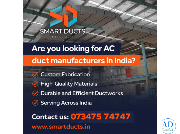 Looking for Reliable AC Duct Manufacturers in India?