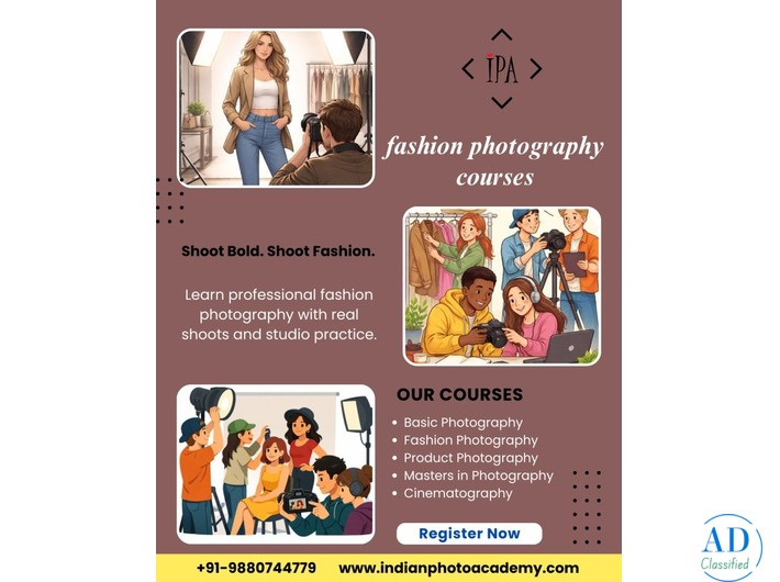 fashion photography courses in Bangalore
