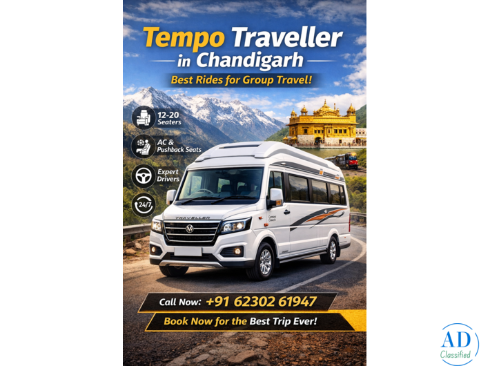 Tempo Traveller in Chandigarh