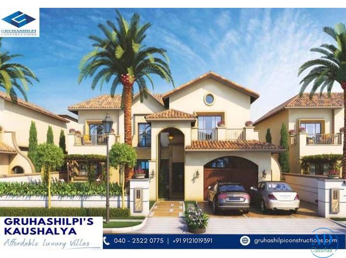 Top Developer Villas for Sale Near Shamirpet - Gruhashilpiconstructions